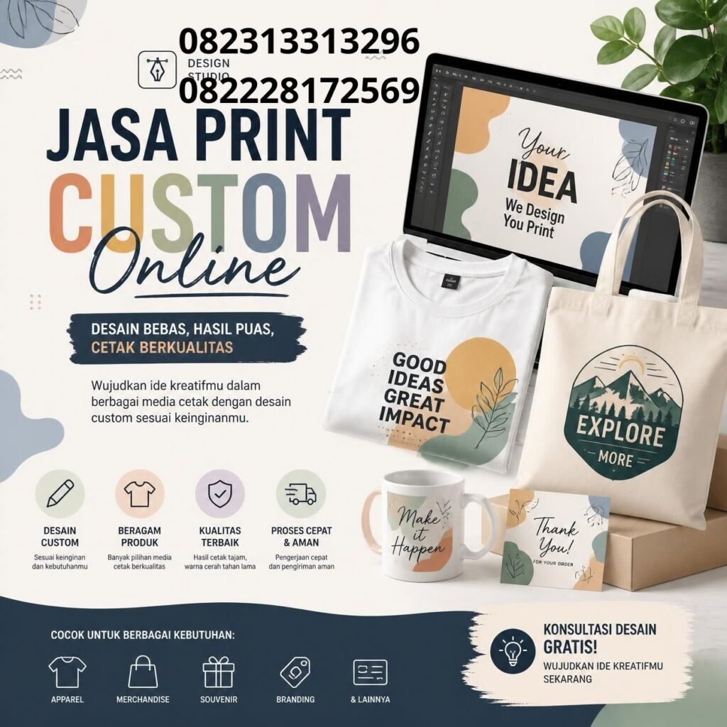 Jasa print custom online