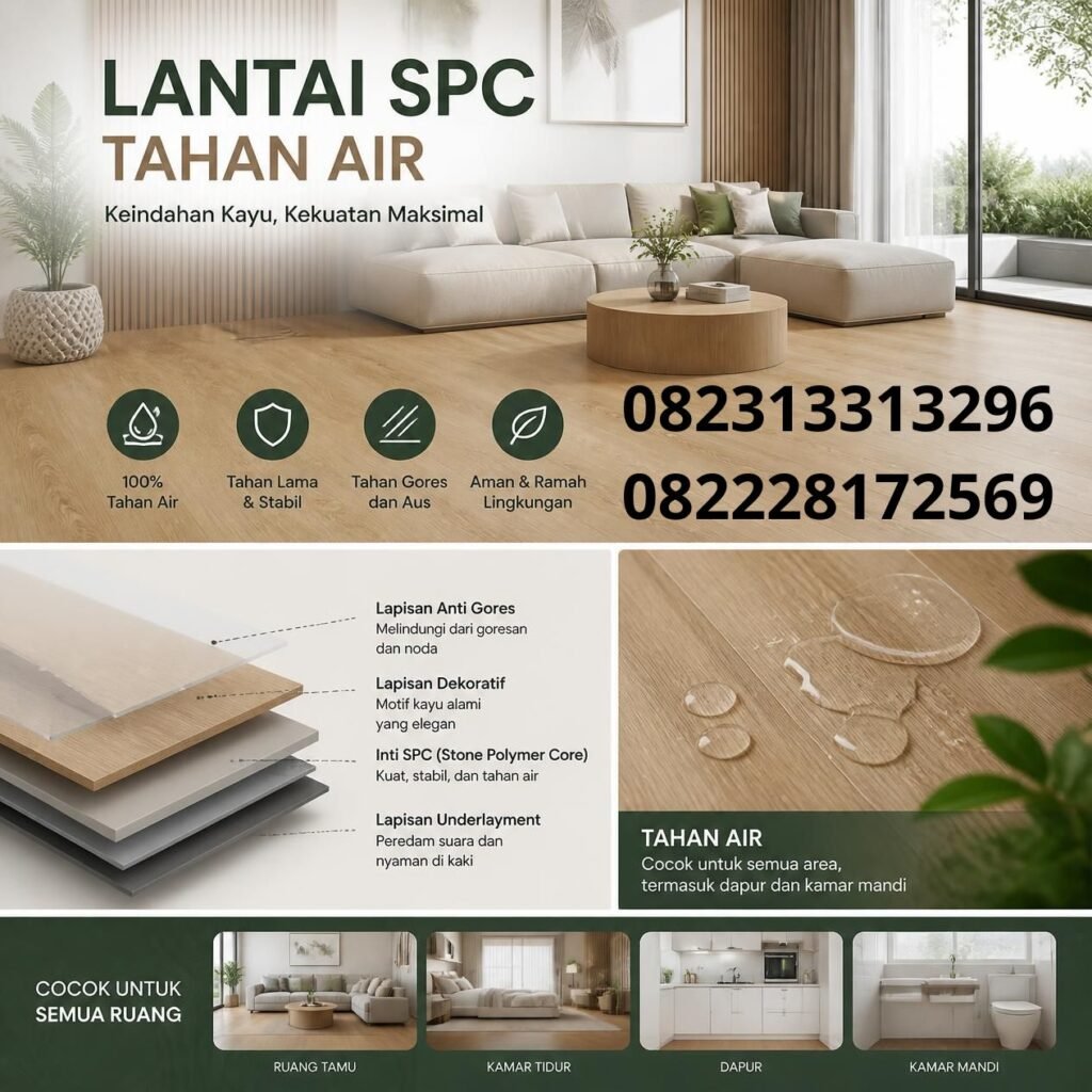 Jual Lantai SPC Tahan Air