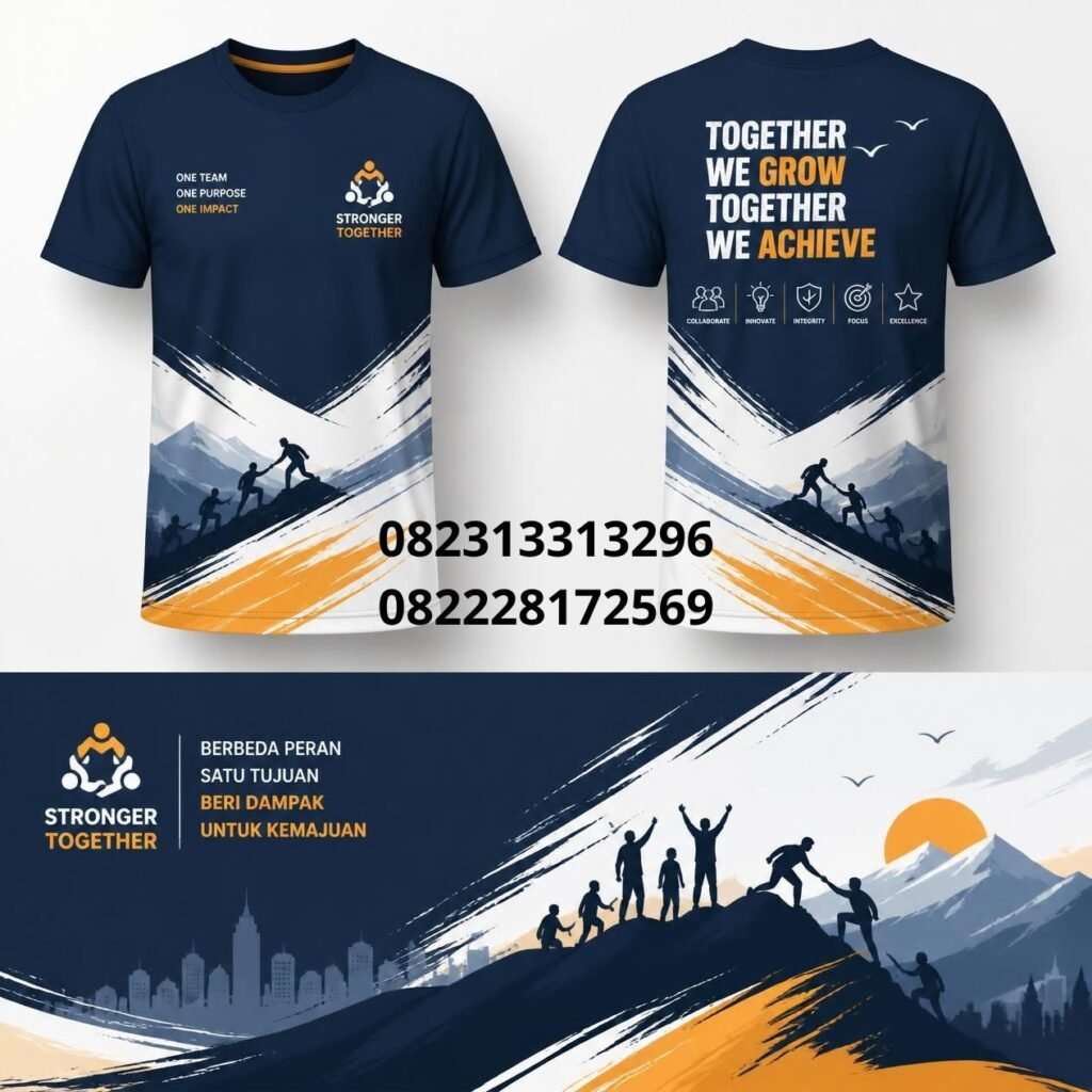 Kaos branding perusahaan custom
