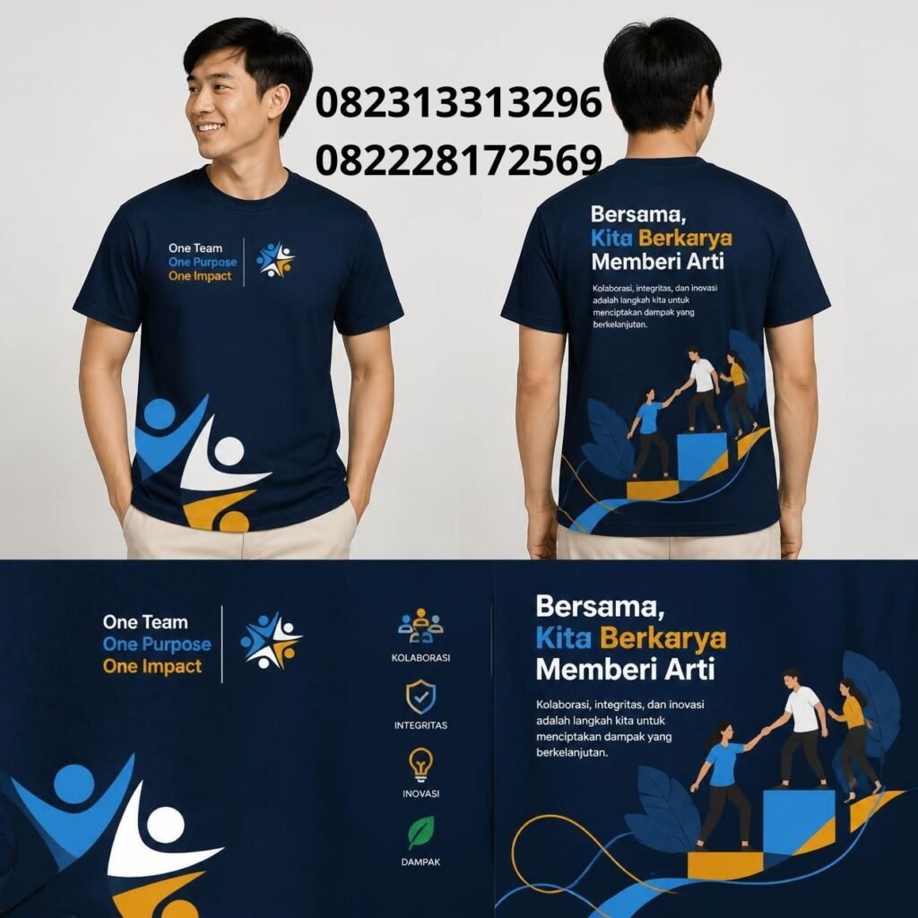Kaos custom karyawan