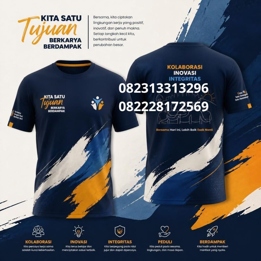 Kaos custom untuk perusahaan