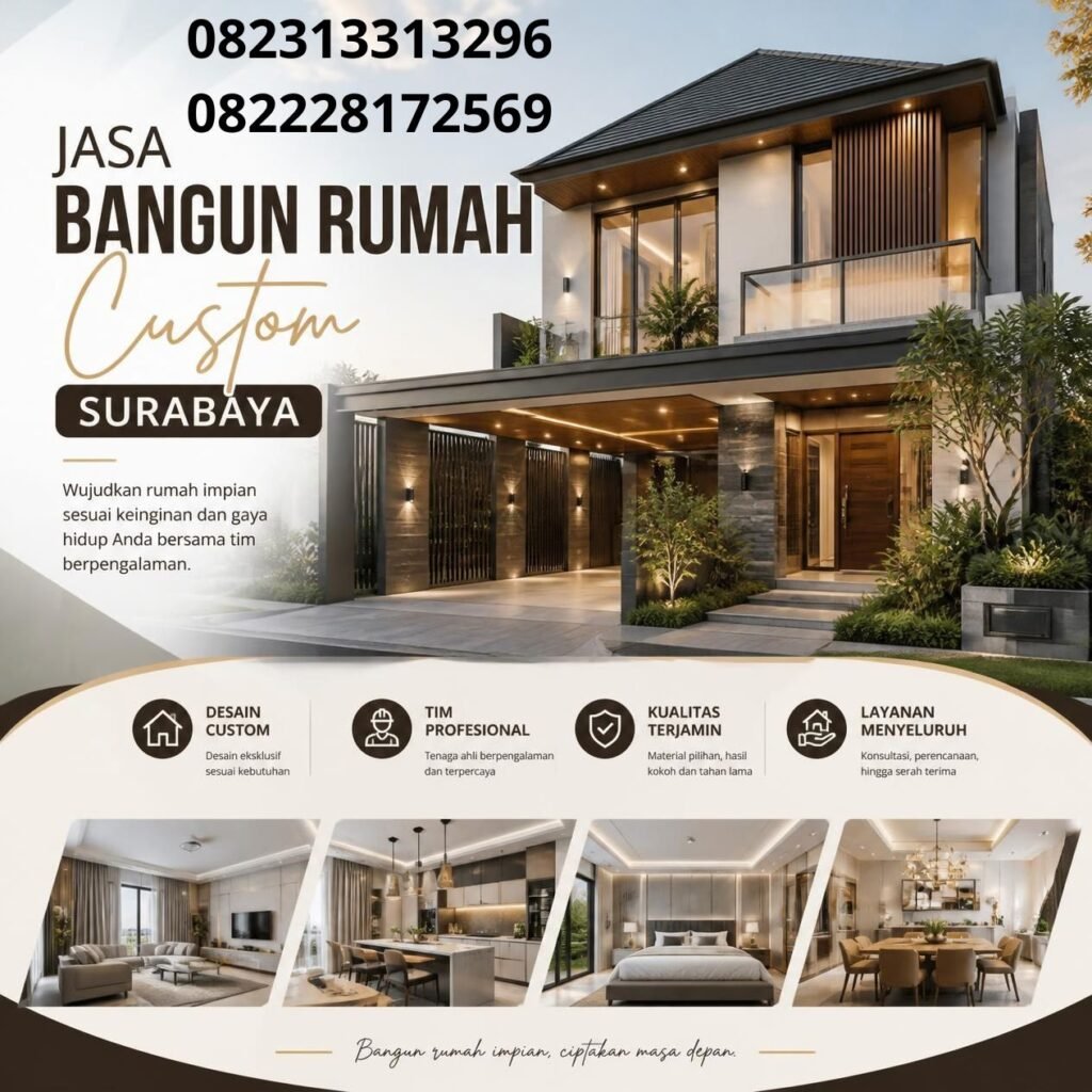 Kontraktor rumah custom terpercaya