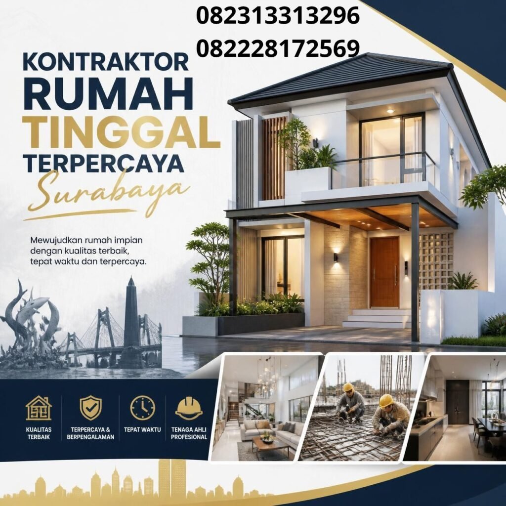 Kontraktor rumah minimalis Surabaya