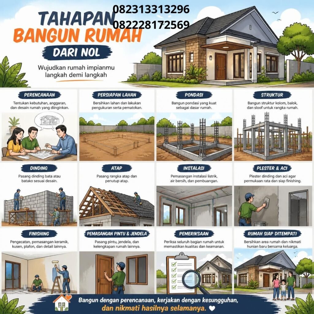 Langkah Membangun Rumah Dari Nol