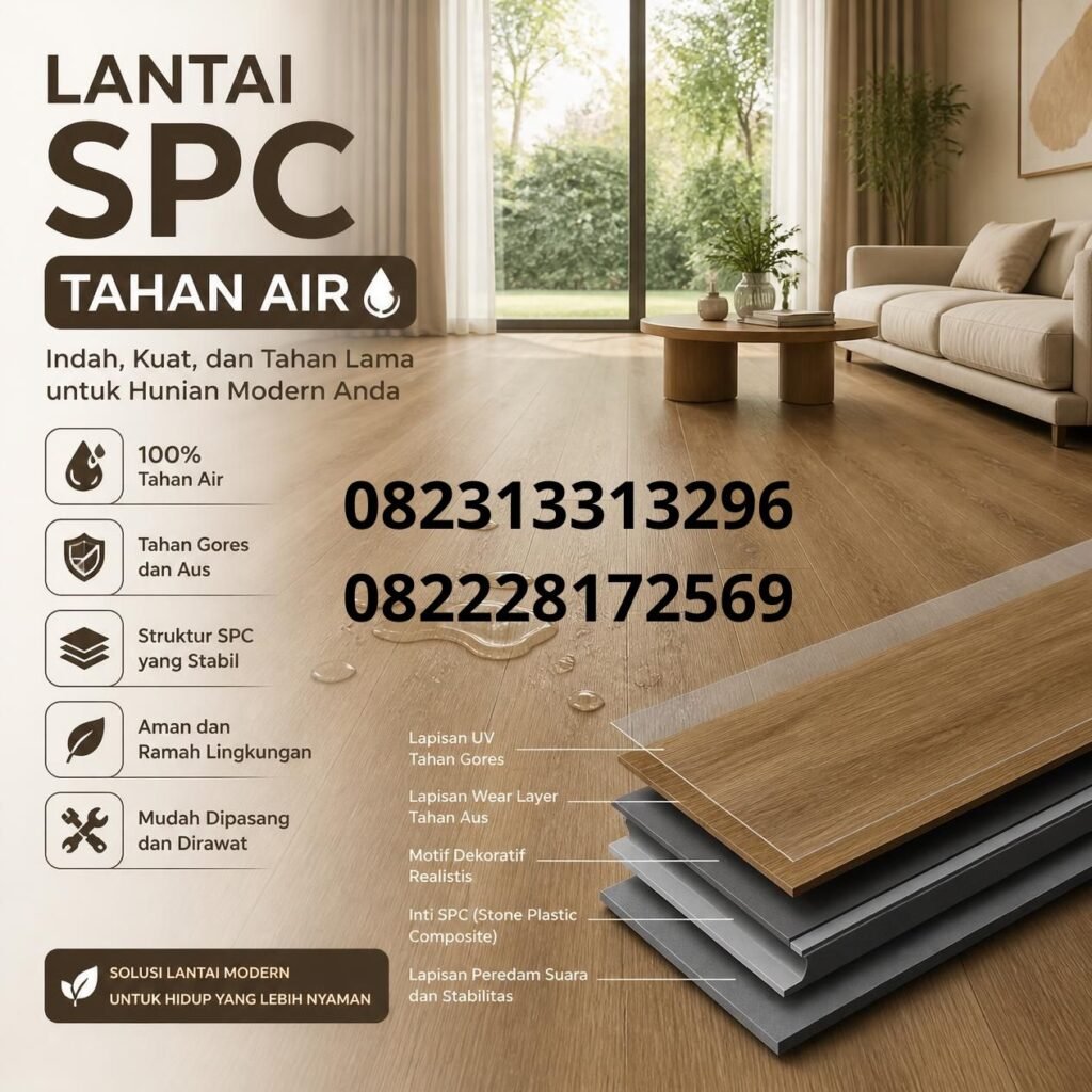 Lantai SPC Anti Air Premium