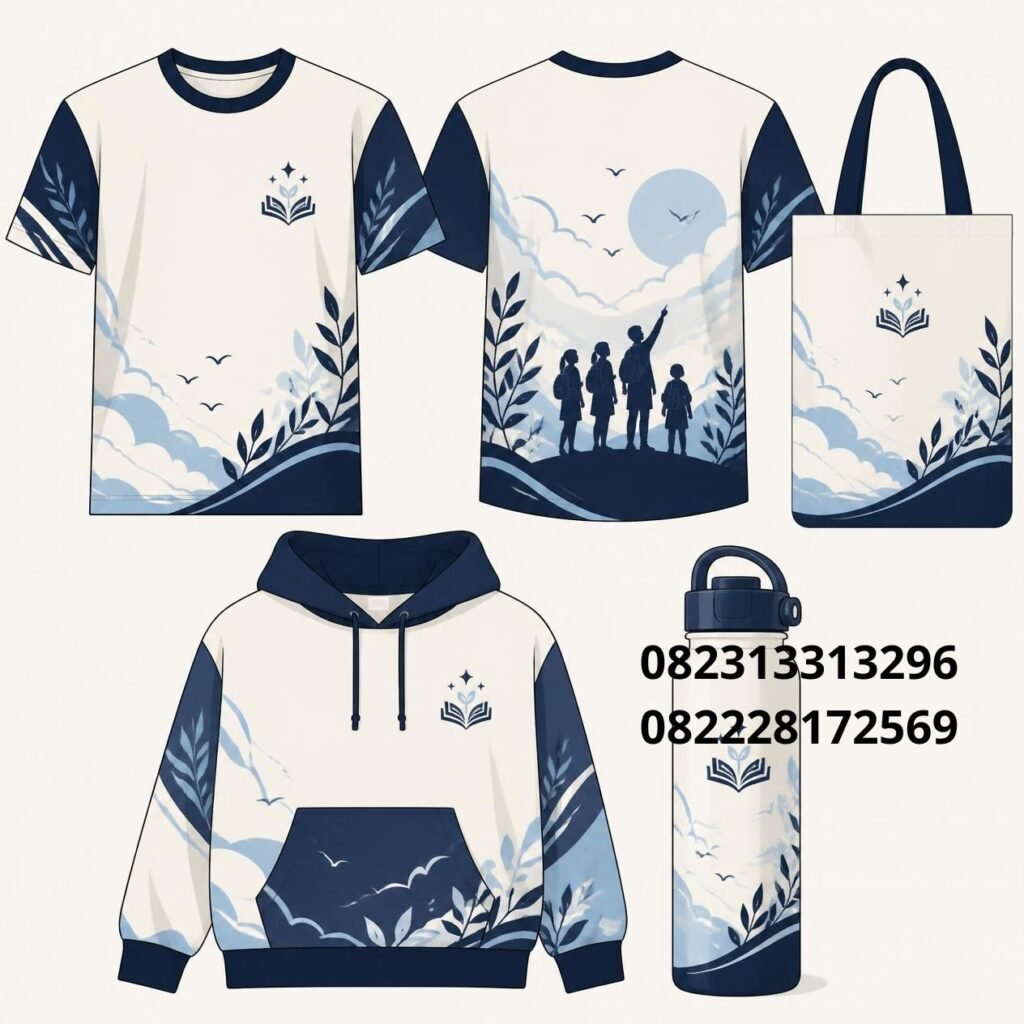 Merchandise Sekolah Custom