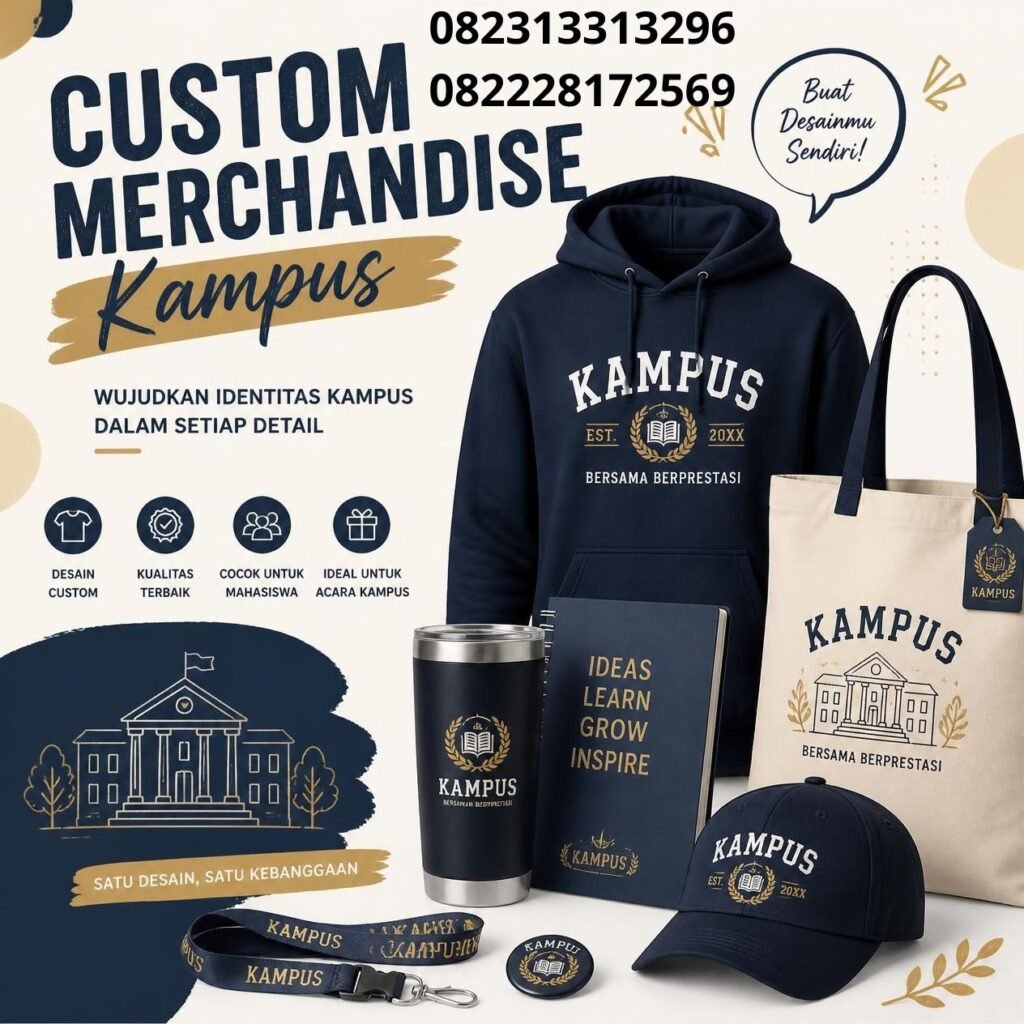 Merchandise kampus custom logo