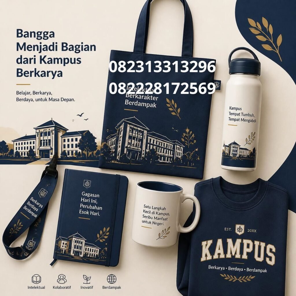 Merchandise untuk acara kampus