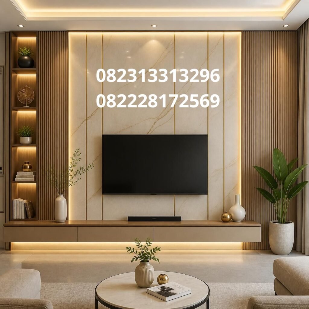 Panel Dinding Ruang Tamu Minimalis