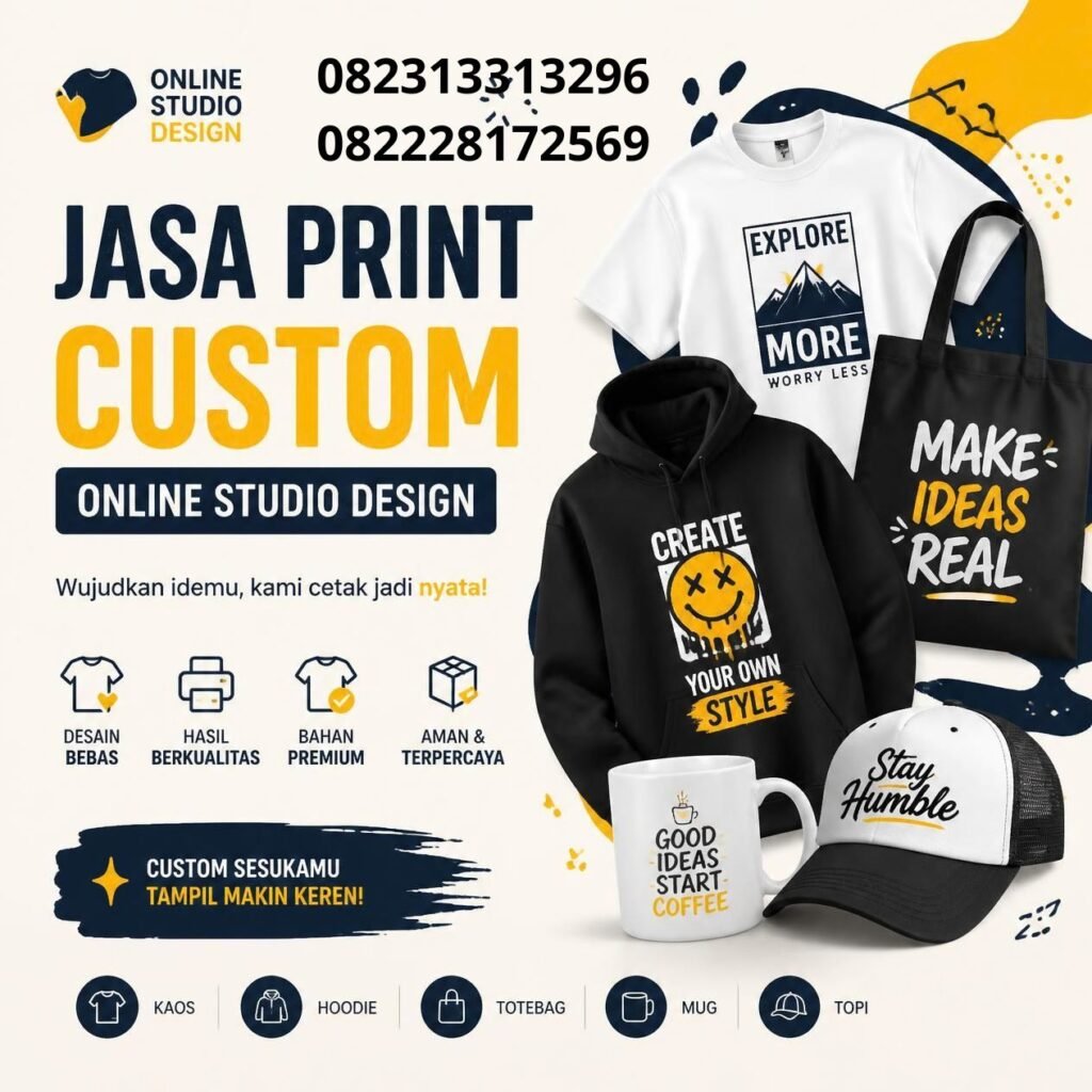 Print produk custom online