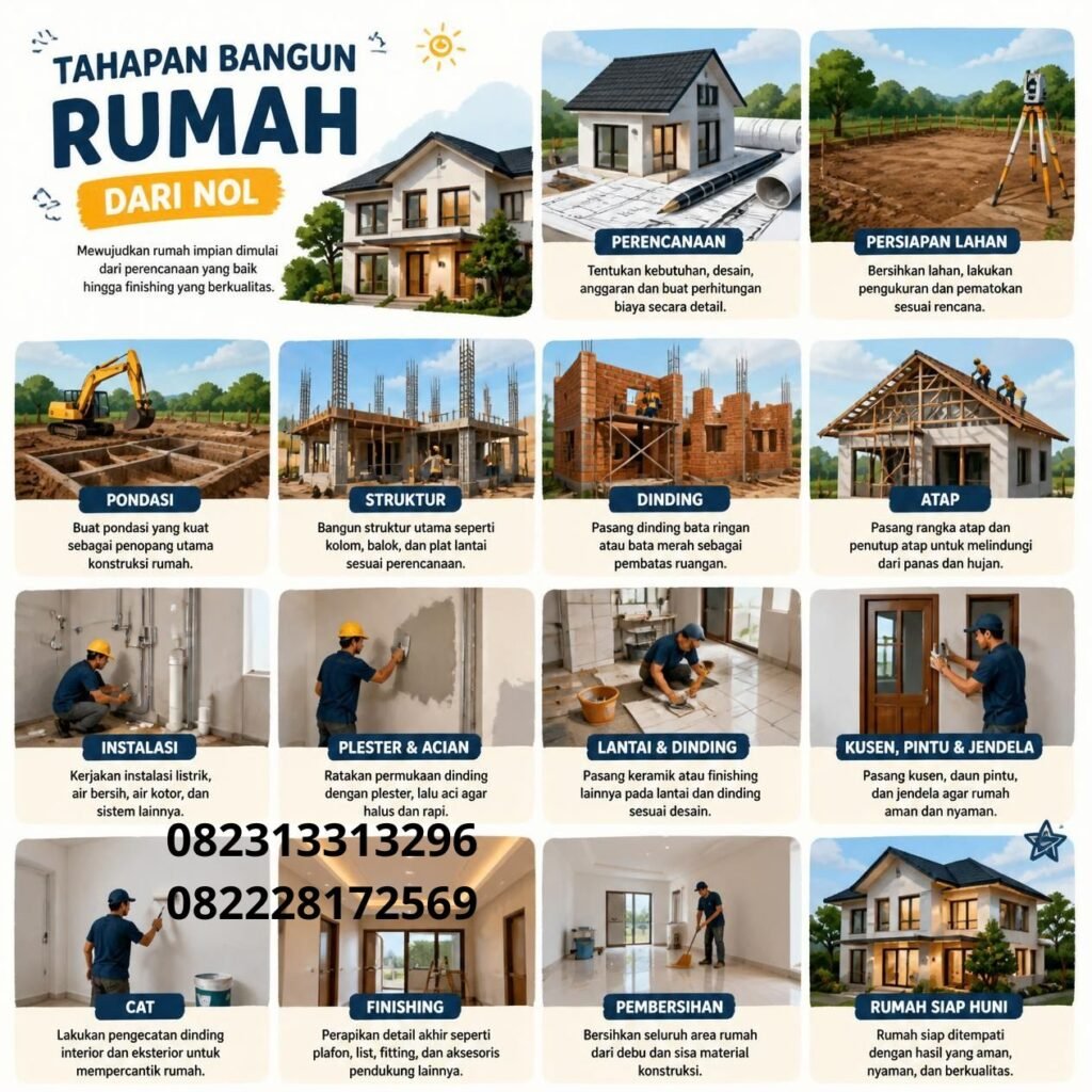 Urutan Pembangunan Rumah