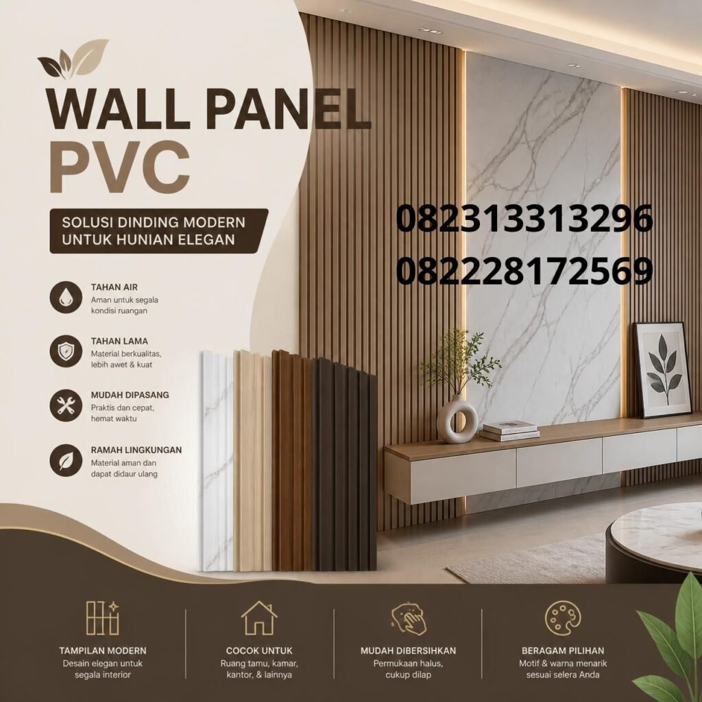 Wall Panel PVC Motif Kayu
