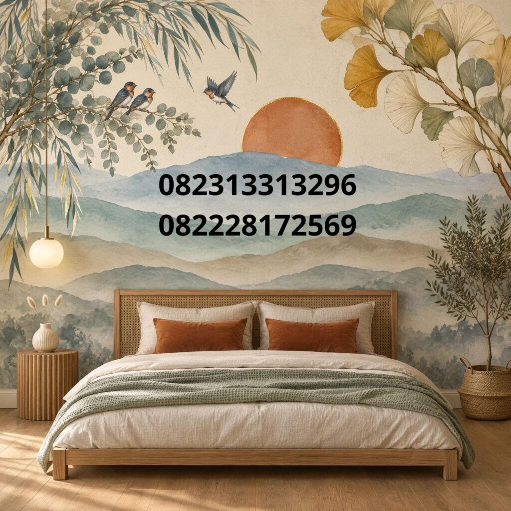 Wallpaper kamar tidur minimalis