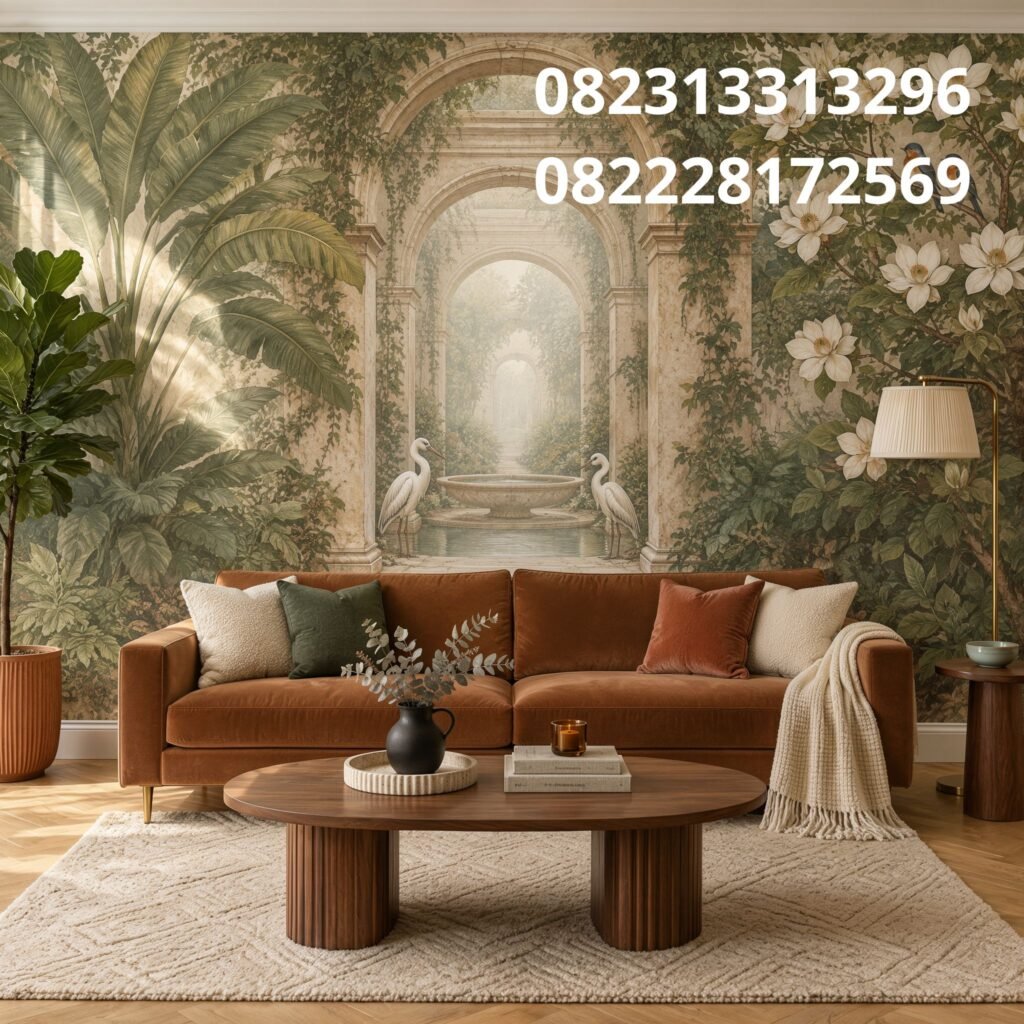 Wallpaper ruang tamu minimalis