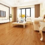 Smooth PVC Flooring Peel and Stick Wood Look Rectangle Vinyl Flooring - Ash Wood Tone _ 2-Piece Set