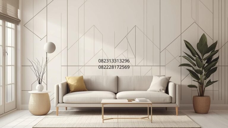 wallpaper ruang tamu minimalis