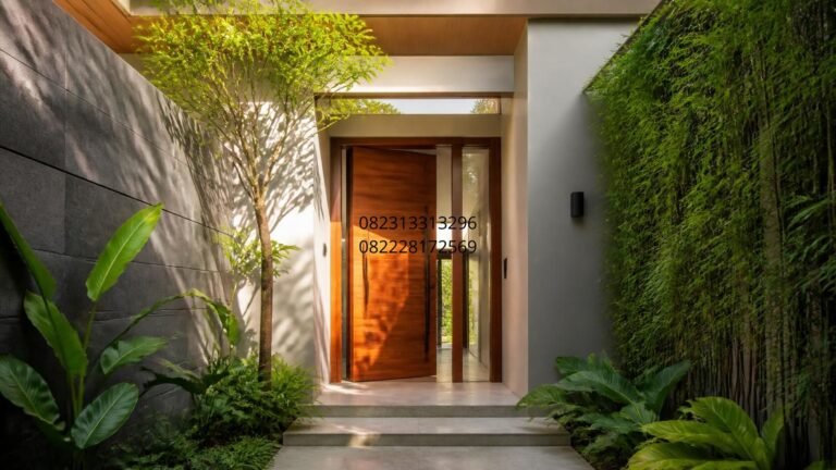 pintu rumah minimalis modern Surabaya