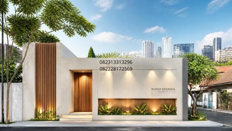 wall cladding rumah minimalis Surabaya