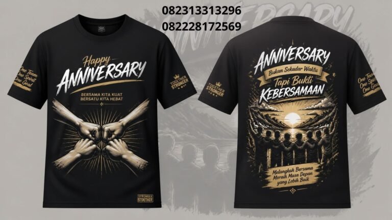 Custom kaos anniversary