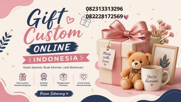 Gift custom online Indonesia