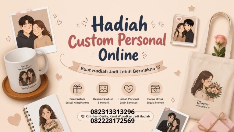 Hadiah custom personal online