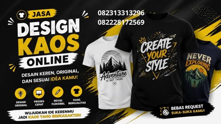 Jasa Design Kaos Online Tanpa Photoshop