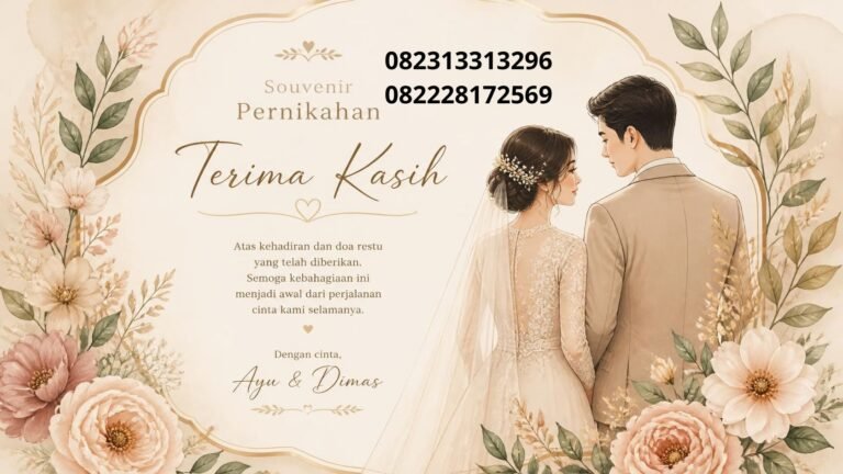Print Custom Souvenir Pernikahan