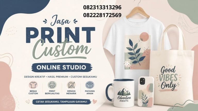 Jasa print custom online studio design