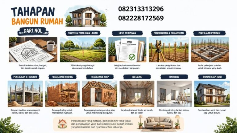 Tahapan Bangun Rumah Dari Nol